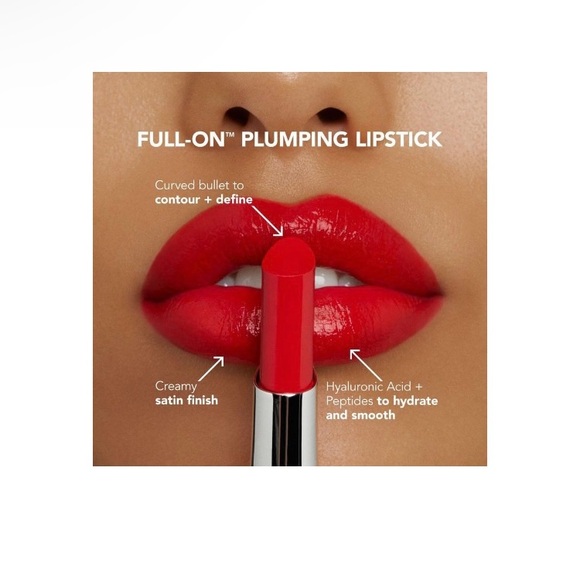 Buxom Full On Satin Plumping Lipstick Rosè Bubbles - Picture 8 of 10